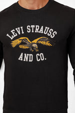 LEVI'S - סווטשירט לגבר בצבע שחור - MASHBIR//365