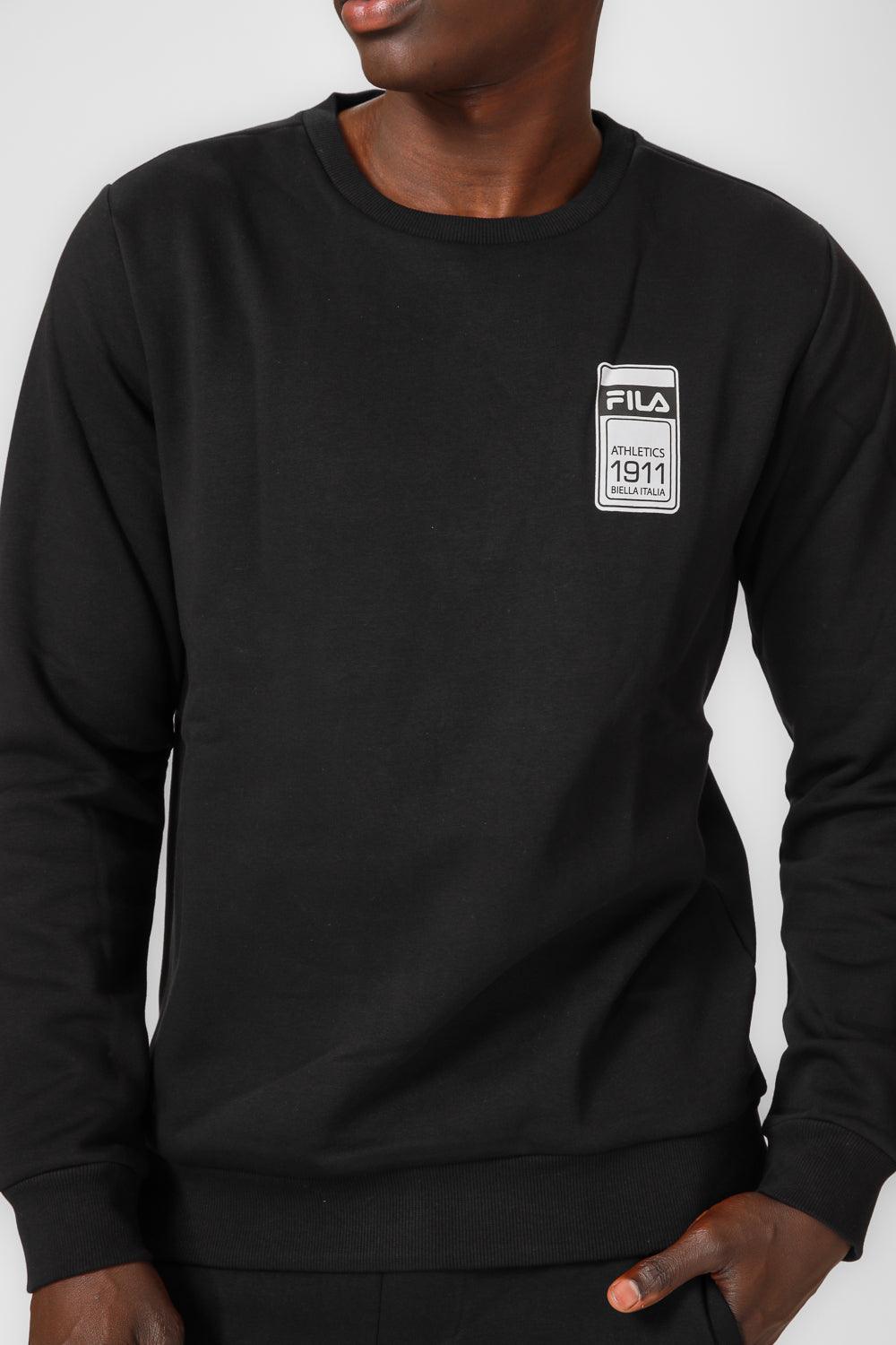 FILA - סווטשירט לגבר בצבע שחור - MASHBIR//365