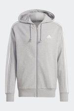 ADIDAS - סווטשירט לגברים 3S FZ בצבע אפור - MASHBIR//365