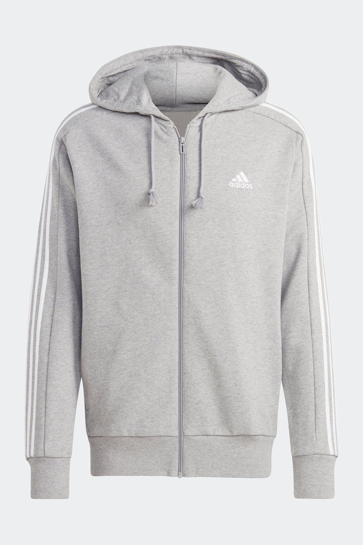 ADIDAS - סווטשירט לגברים 3S FZ בצבע אפור - MASHBIR//365