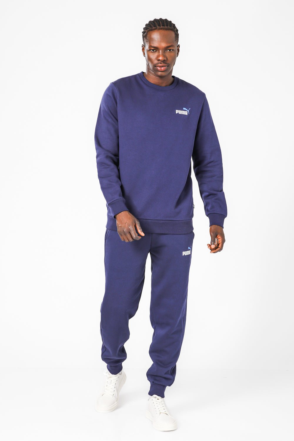 PUMA - סווטשירט לגברים ESS+ 2 בצבע נייבי - MASHBIR//365