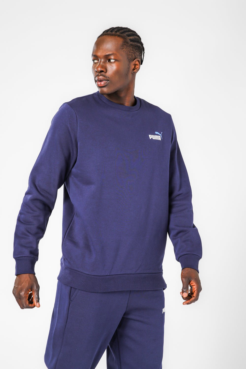 PUMA - סווטשירט לגברים ESS+ 2 בצבע נייבי - MASHBIR//365