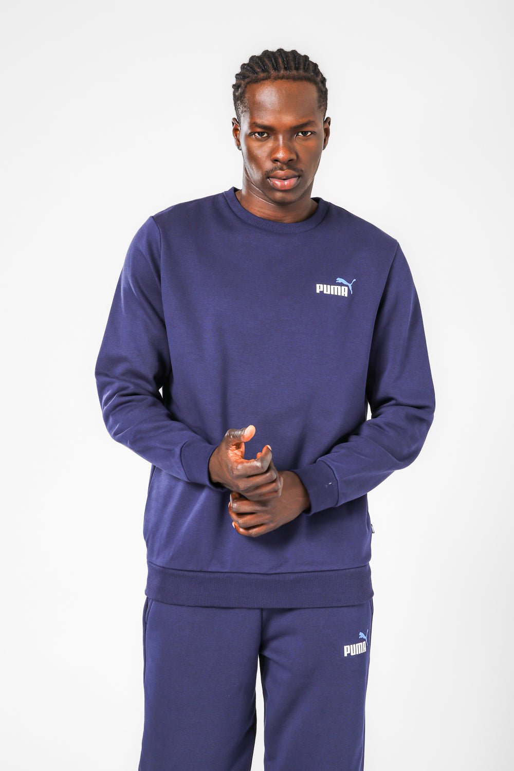 PUMA - סווטשירט לגברים ESS+ 2 בצבע נייבי - MASHBIR//365