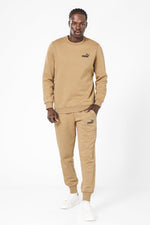 PUMA - סווטשירט לגברים ESS בצבע חום - MASHBIR//365