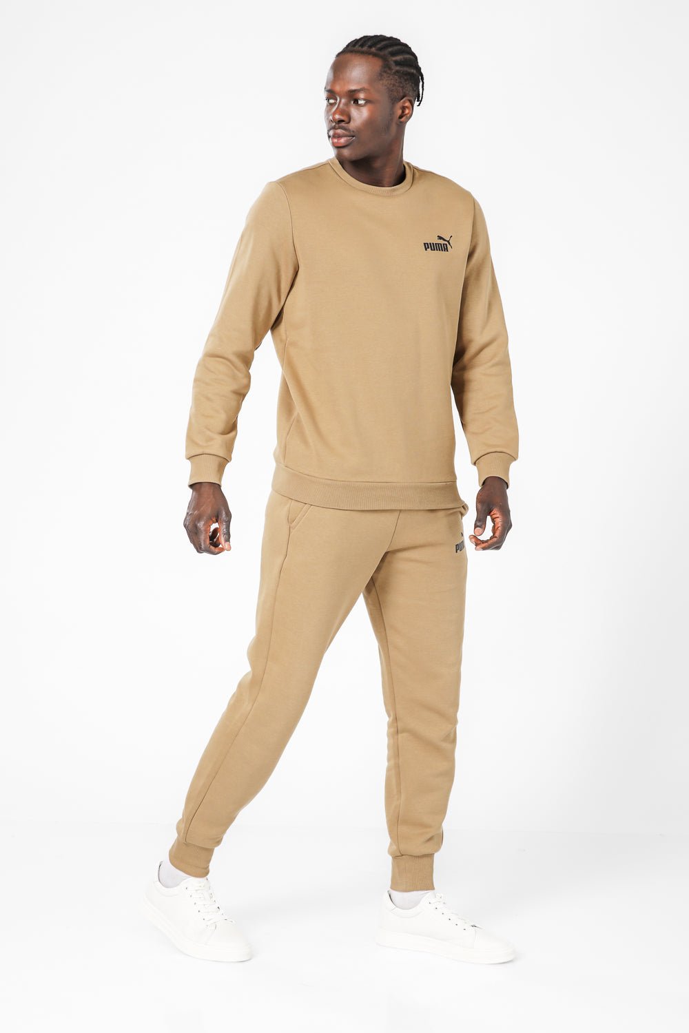 PUMA - סווטשירט לגברים ESS בצבע חום - MASHBIR//365