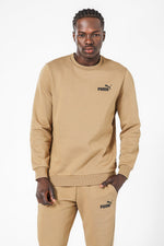 PUMA - סווטשירט לגברים ESS בצבע חום - MASHBIR//365