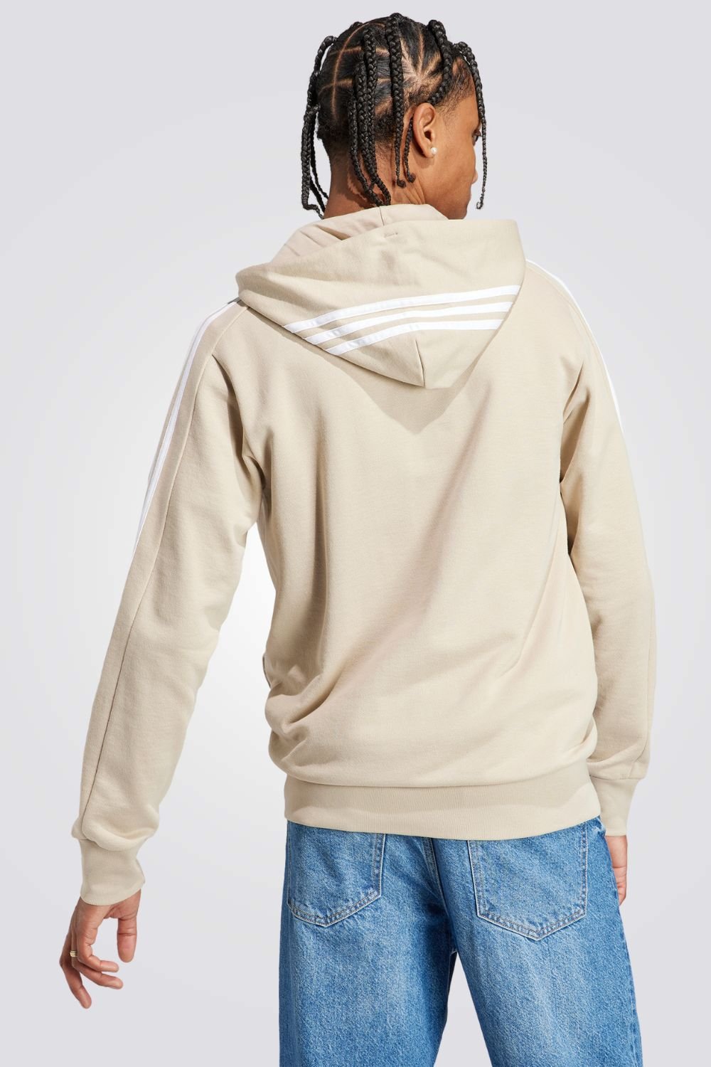 ADIDAS - סווטשירט לגברים FT FZ HD בצבע בז' - MASHBIR//365