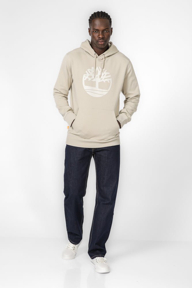 TIMBERLAND - סווטשירט לגברים ISLAND FOSS בצבע בז' - MASHBIR//365