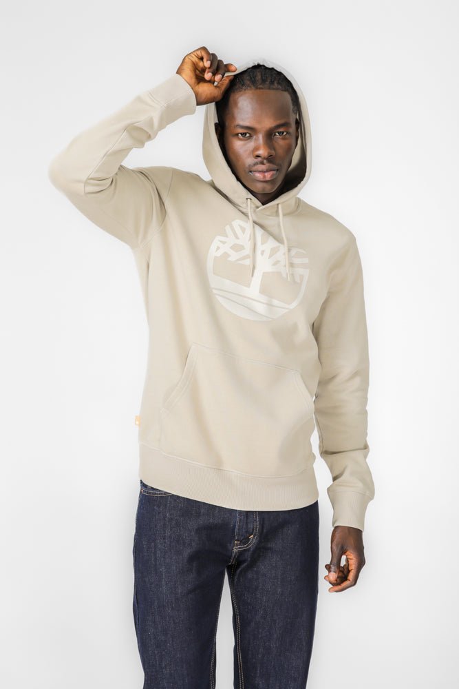 TIMBERLAND - סווטשירט לגברים ISLAND FOSS בצבע בז' - MASHBIR//365