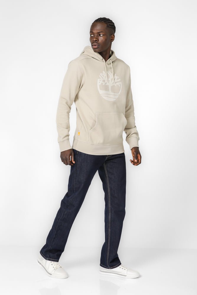 TIMBERLAND - סווטשירט לגברים ISLAND FOSS בצבע בז' - MASHBIR//365