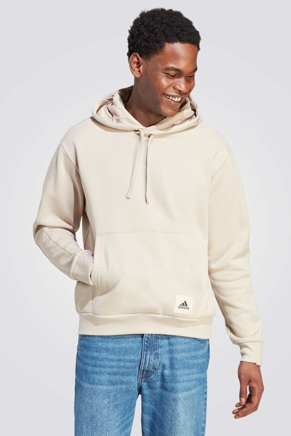 ADIDAS - סווטשירט לגברים WONBEI בצבע בז' - MASHBIR//365