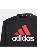 ADIDAS - סווטשירט לילדיםFL TS בצבע שחור אדום ולבן - MASHBIR//365