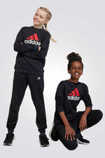 ADIDAS - סווטשירט לילדיםFL TS בצבע שחור אדום ולבן - MASHBIR//365