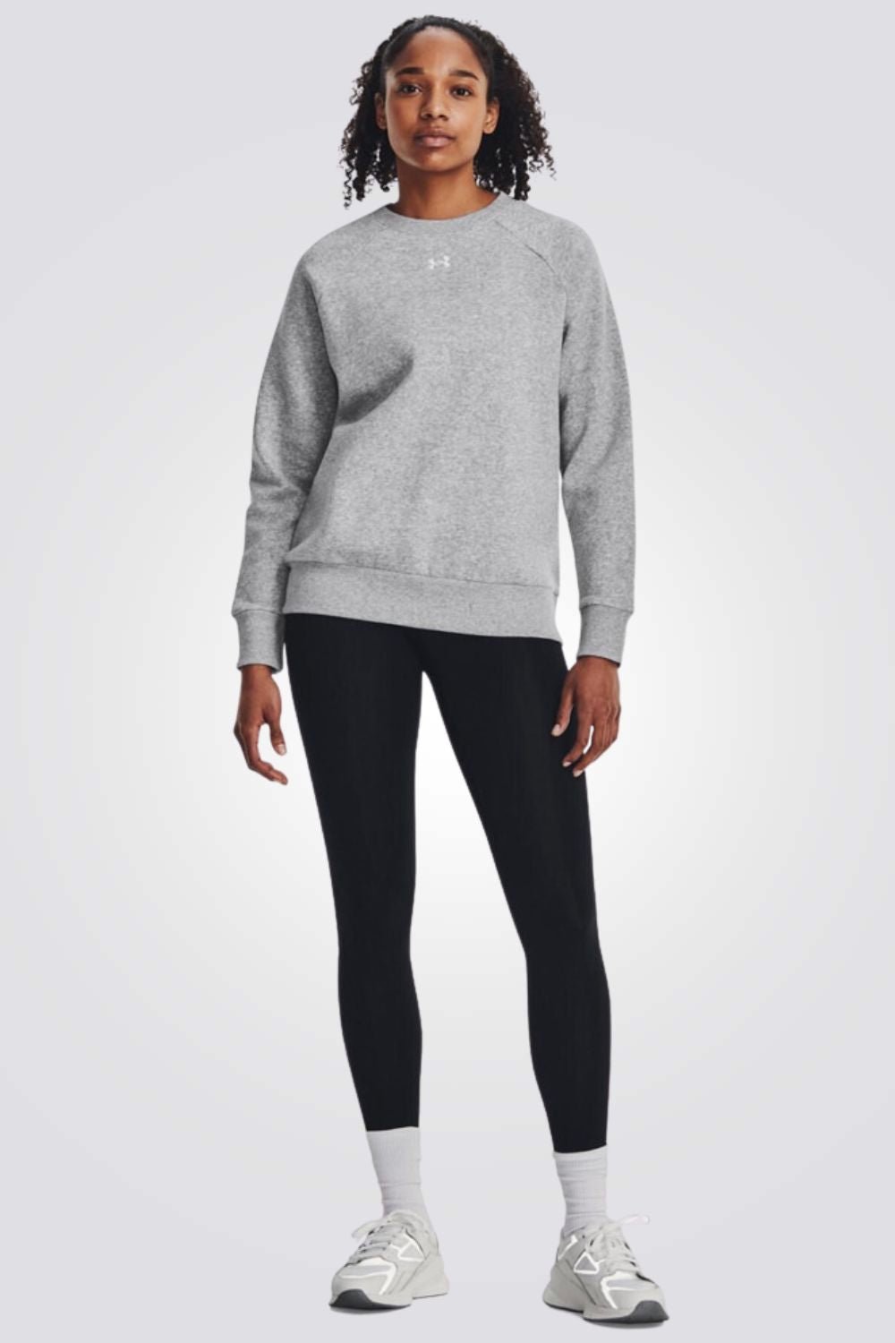 UNDER ARMOUR - סווטשירט לנשים בצבע אפור - MASHBIR//365