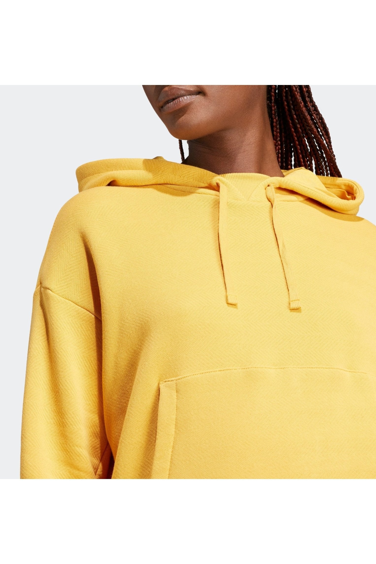 ADIDAS - סווטשירט לנשים LOUNGE FRENCH TERRY בצבע צהוב - MASHBIR//365