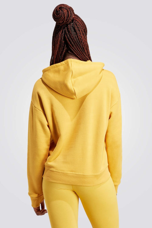 ADIDAS - סווטשירט לנשים LOUNGE FRENCH TERRY בצבע צהוב - MASHBIR//365