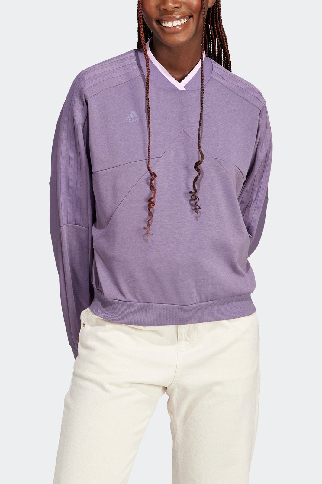 ADIDAS - סווטשירט לנשים TIRO CREW בצבע סגול - MASHBIR//365