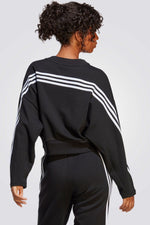 ADIDAS - סווטשירט לנשים W FI 3S בצבע שחור - MASHBIR//365