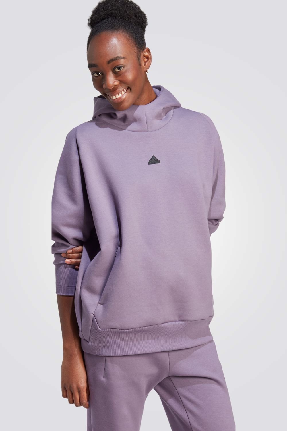 ADIDAS - סווטשירט לנשים Z.N.E. בצבע סגול - MASHBIR//365