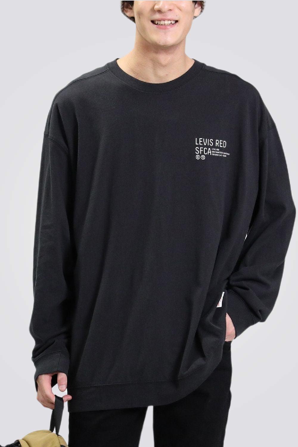 LEVI'S - סווטשירט LOGO בצבע שחור - MASHBIR//365