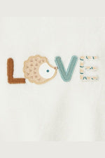 OBAIBI - סווטשירט LOVE בצבע לבן לתינוקות - MASHBIR//365