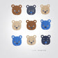 OBAIBI - סווטשירט לתינוקות בצבע אפור עם הדפס דובים צבעונים - MASHBIR//365 - 3