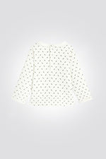 OBAIBI - סווטשירט לתינוקות מטלסה מעויינים עם הדפס קווים וריקמה קדימה - MASHBIR//365