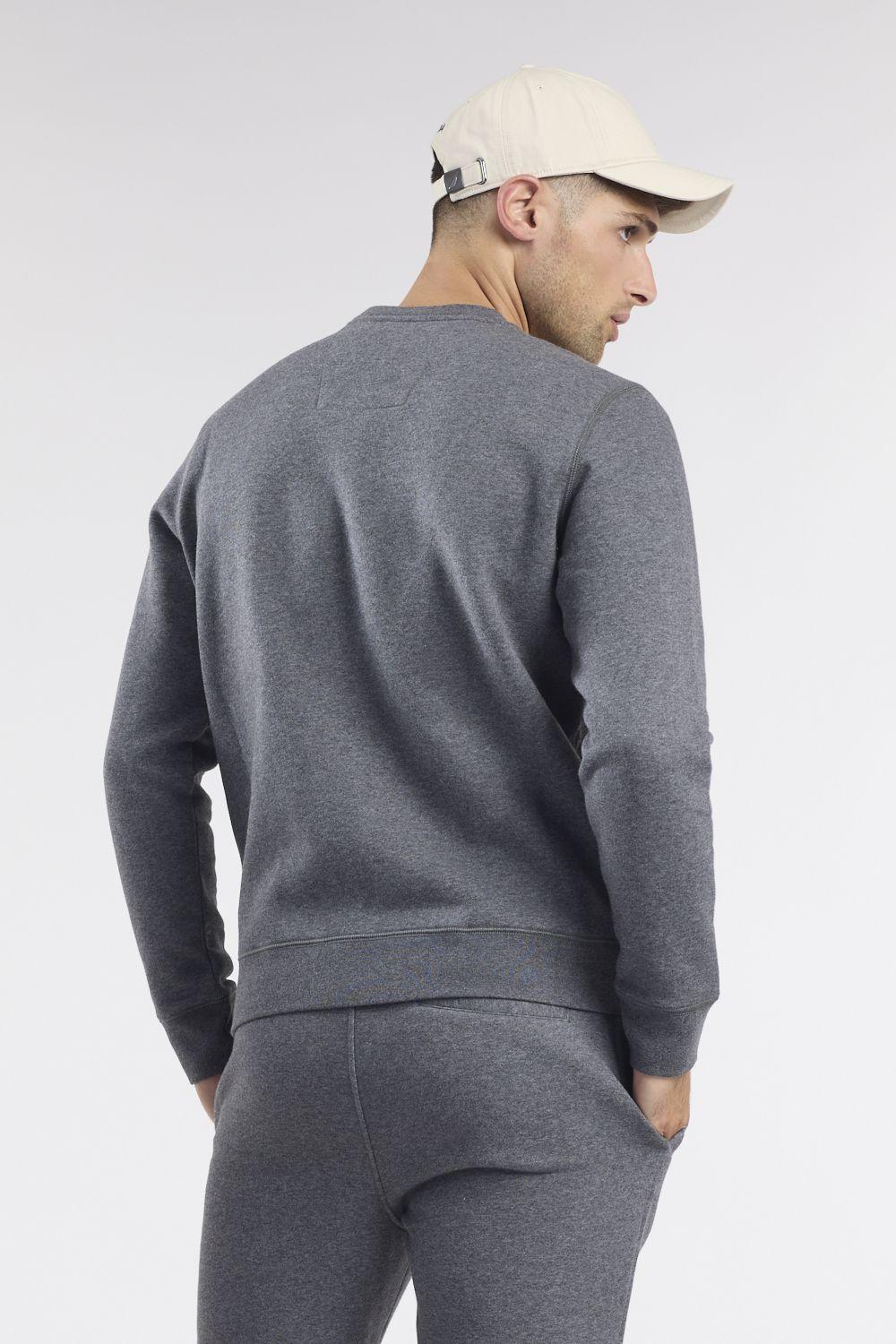 NAUTICA - סווטשירט לוגו אפור פחם - MASHBIR//365