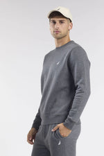 NAUTICA - סווטשירט לוגו אפור פחם - MASHBIR//365