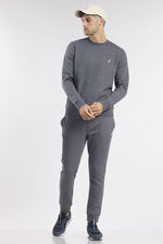 NAUTICA - סווטשירט לוגו אפור פחם - MASHBIR//365