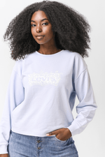 LEVI'S - סווטשירט לוגו בצבע סגול לילך - MASHBIR//365