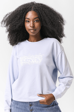 LEVI'S - סווטשירט לוגו בצבע סגול לילך - MASHBIR//365