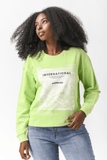 LEVI'S - סווטשירט עם הדפס גרפי צבע ירוק - MASHBIR//365