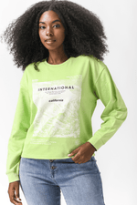 LEVI'S - סווטשירט עם הדפס גרפי צבע ירוק - MASHBIR//365