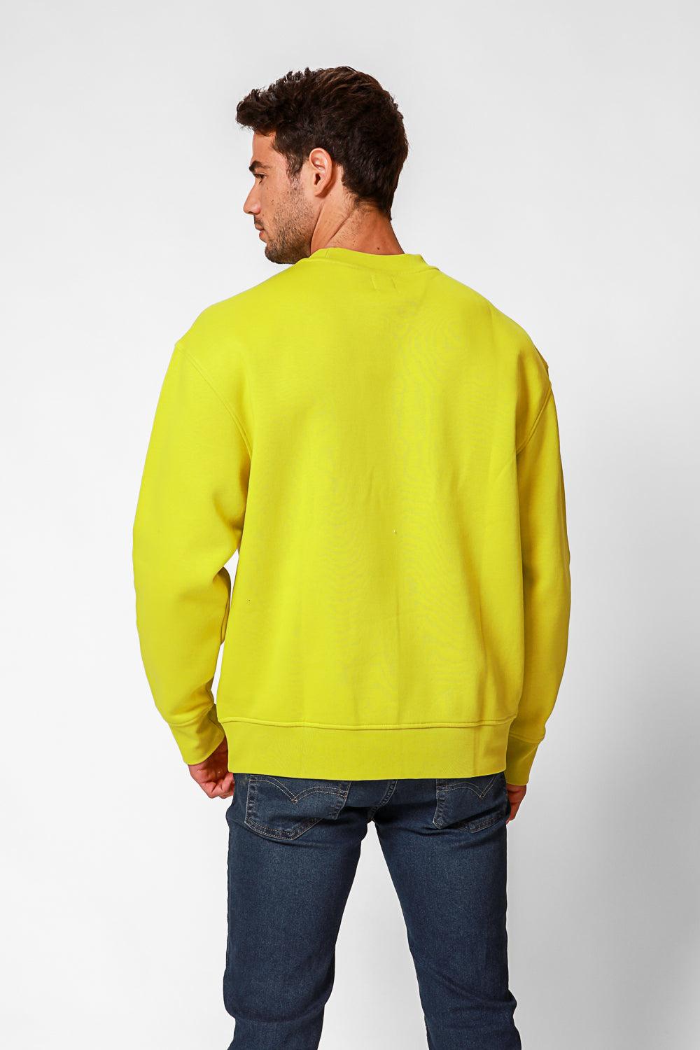 LEVI'S - סווטשירט עם כיתוב לוגו בצבע צהוב - MASHBIR//365