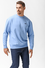 LEVI'S - סווטשירט עם כיתוב לוגו בצבע תכלת - MASHBIR//365