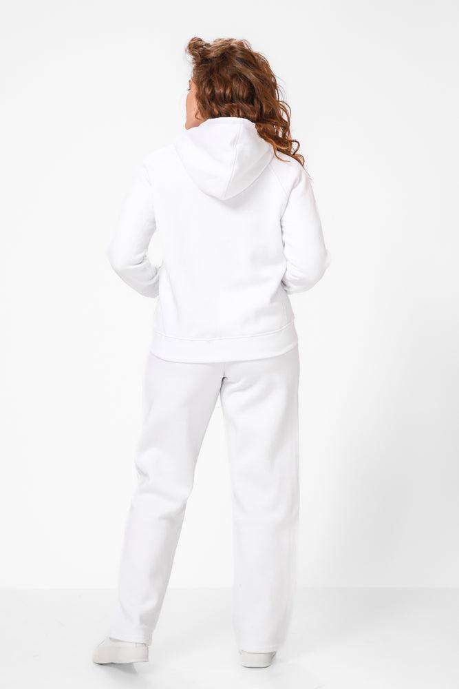 KENNETH COLE - סווטשירט עם כובע בצבע לבן - MASHBIR//365