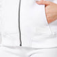 KENNETH COLE - סווטשירט עם כובע בצבע לבן - MASHBIR//365 - 5