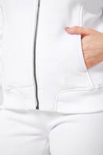 KENNETH COLE - סווטשירט עם כובע בצבע לבן - MASHBIR//365