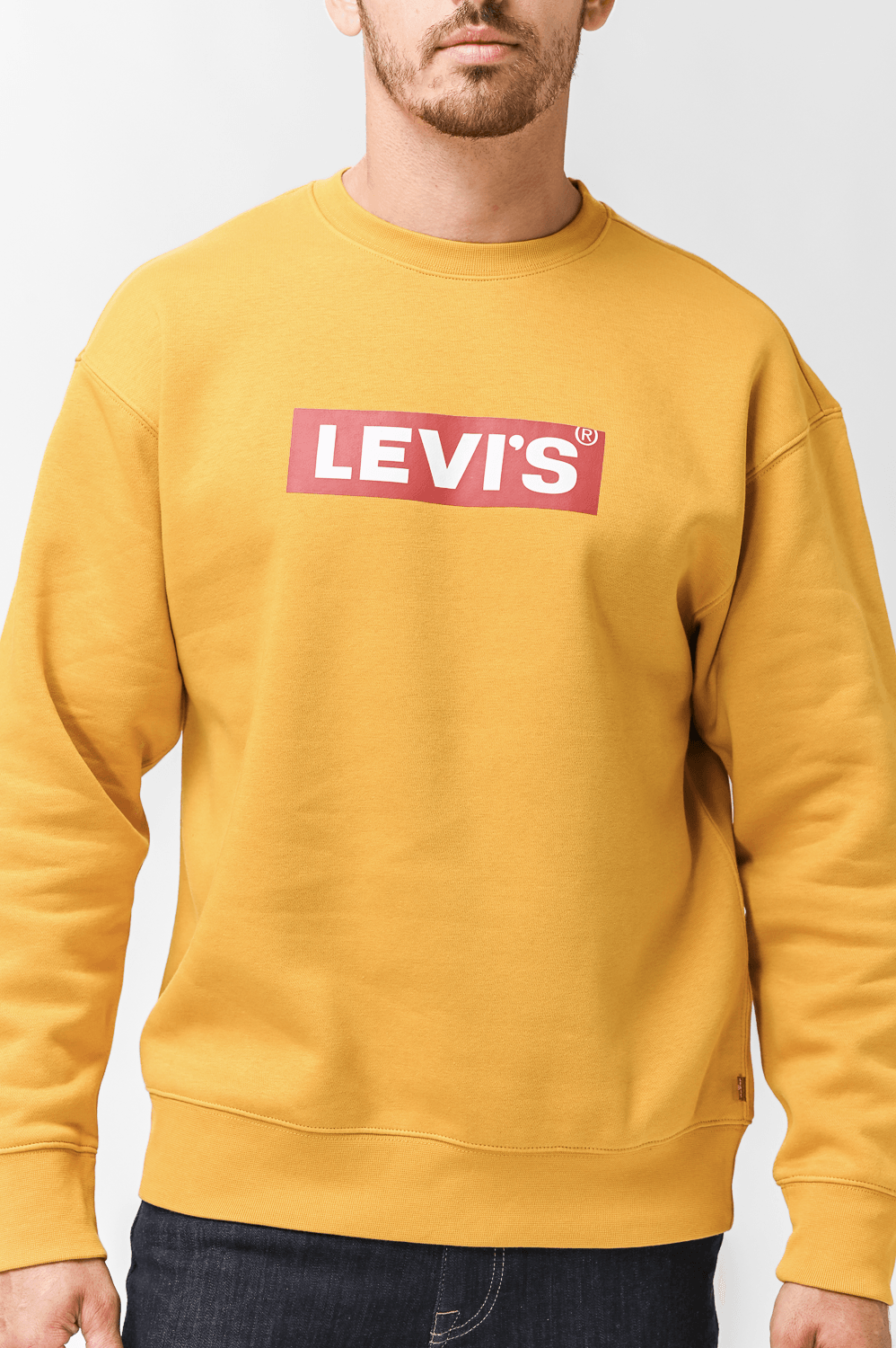 LEVI'S - סווטשירט RELAXD GRAPHIC צבע צהוב - MASHBIR//365