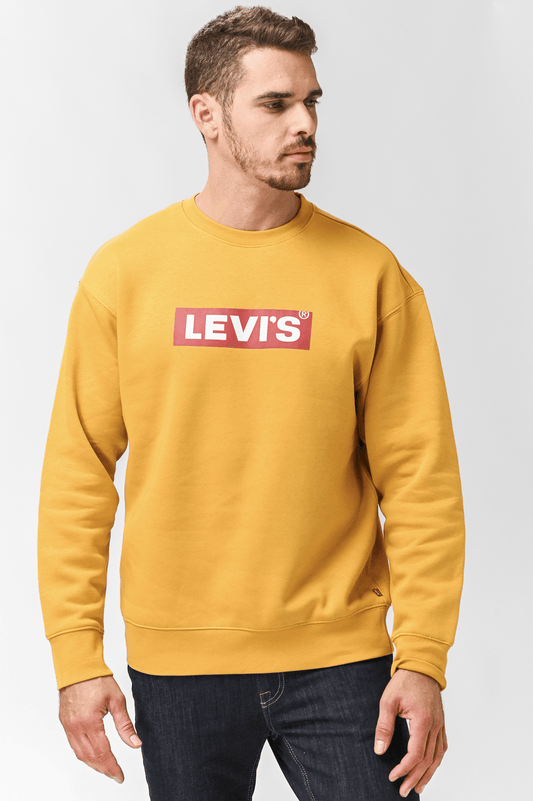 LEVI'S - סווטשירט RELAXD GRAPHIC צבע צהוב - MASHBIR//365