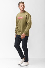 LEVI'S - סווטשירט RELAXD GRAPHIC צבע ירוק זית - MASHBIR//365