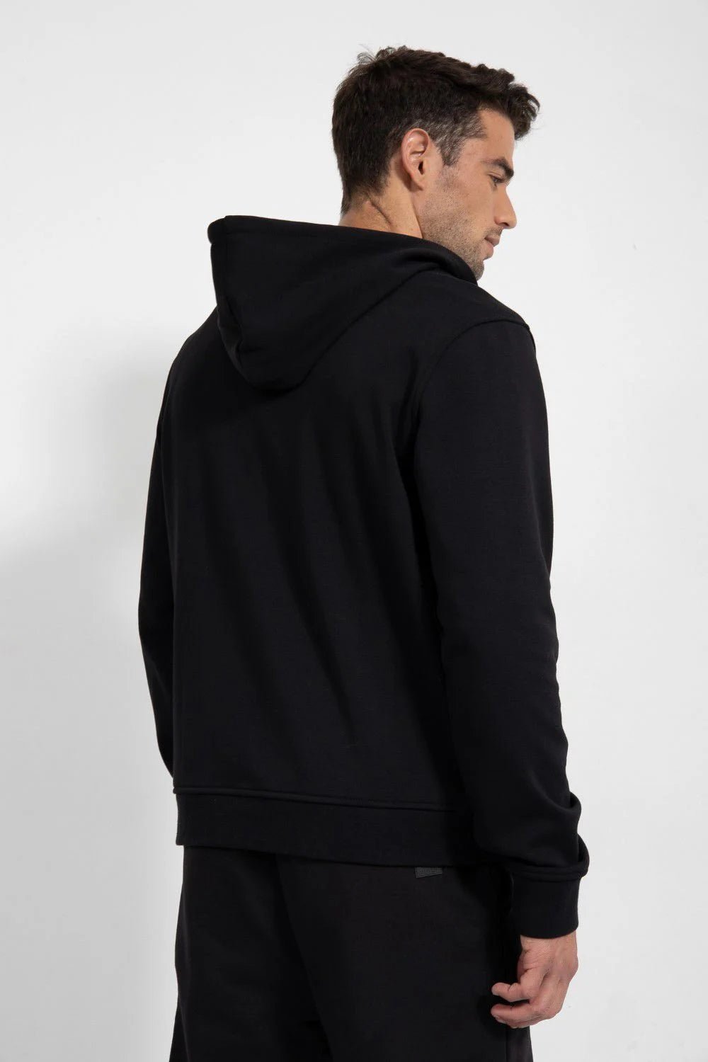 NAUTICA - סווטשירט שחור עם לוגו ברוכסן - MASHBIR//365