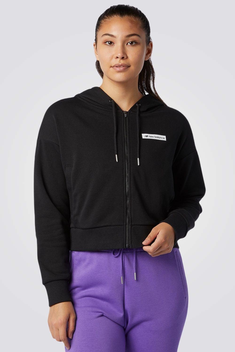 NEW BALANCE - סווטשירט Sport Style Optiks שחור - MASHBIR//365