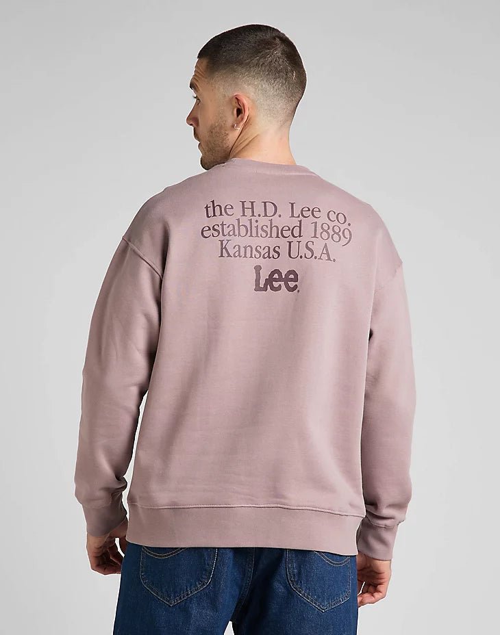 LEE - סווטשירט STORM בצבע סגול - MASHBIR//365