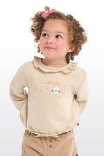 OBAIBI - סווטשירט תינוקות בצבע בז - MASHBIR//365