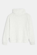 OKAIDI - סווטשירט צווארון מעטפת אפור בהיר לילדים - MASHBIR//365