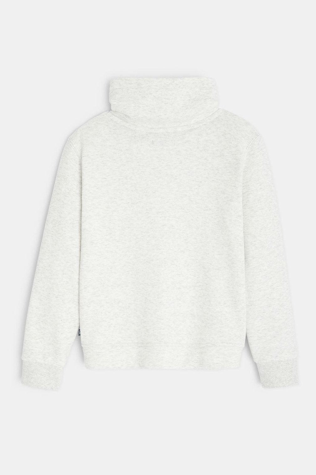 OKAIDI - סווטשירט צווארון מעטפת אפור בהיר לילדים - MASHBIR//365