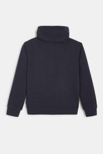 OKAIDI - סווטשירט צווארון מעטפת כחול לילדים - MASHBIR//365
