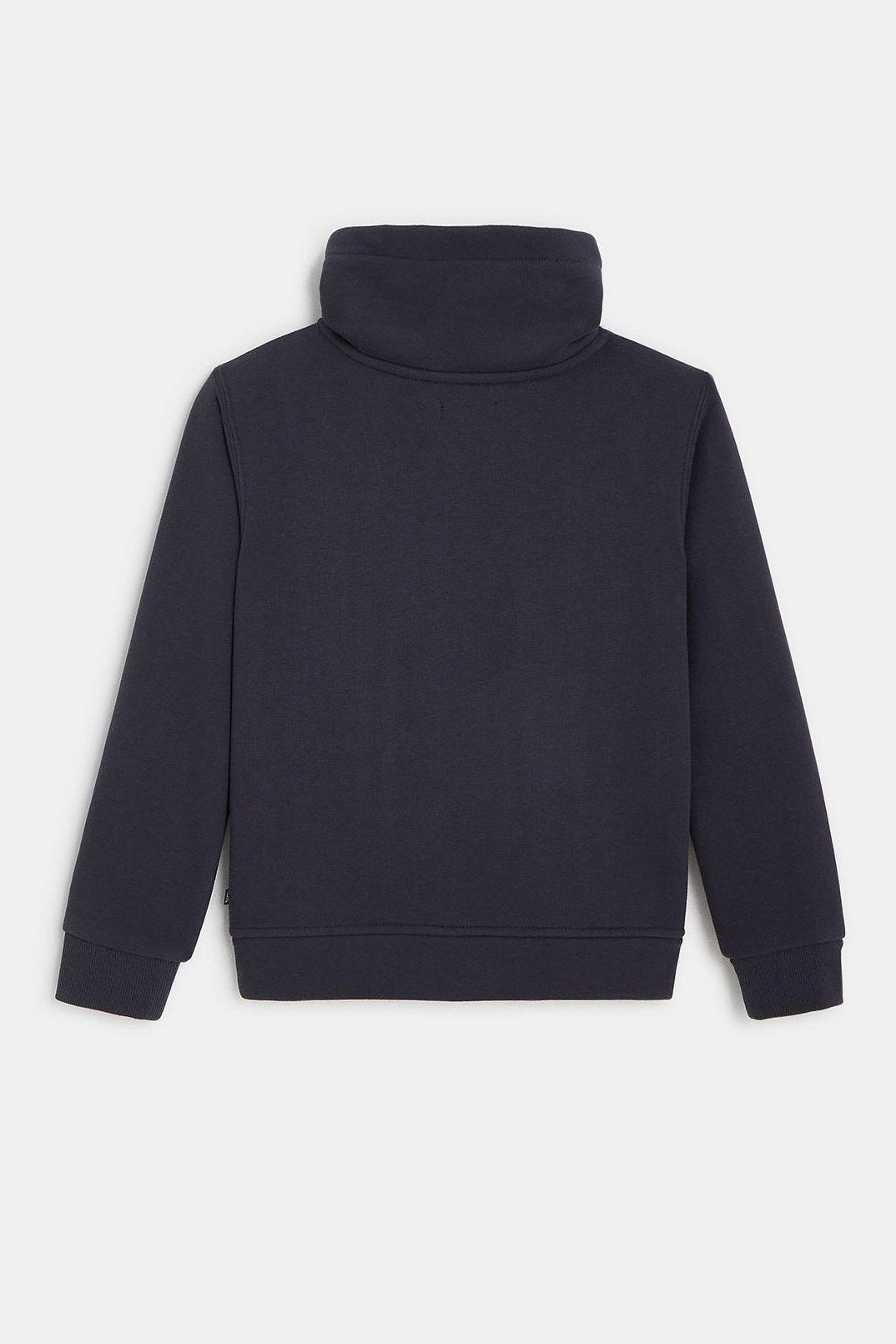 OKAIDI - סווטשירט צווארון מעטפת כחול לילדים - MASHBIR//365